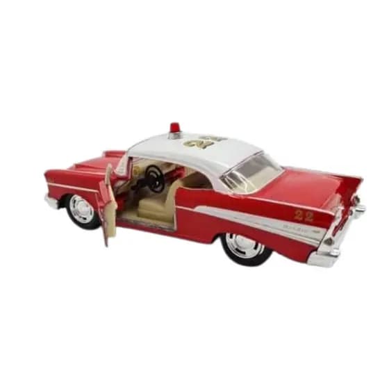 MINIATURA - Chevrolet Bel Air 1957 Bombeiro - Cor Vemelho