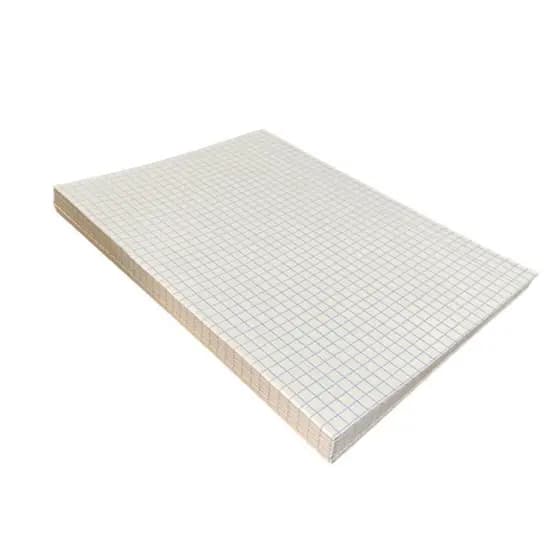 Papel Almaco Quadriculado Pacote com 100 Folhas