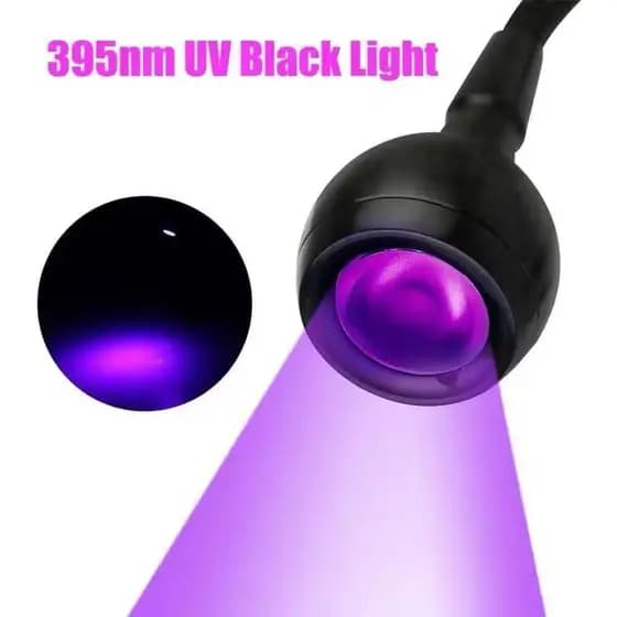 Mini Lâmpada Led USB De Mesa Com Clipe Flexível UV Para Unhas