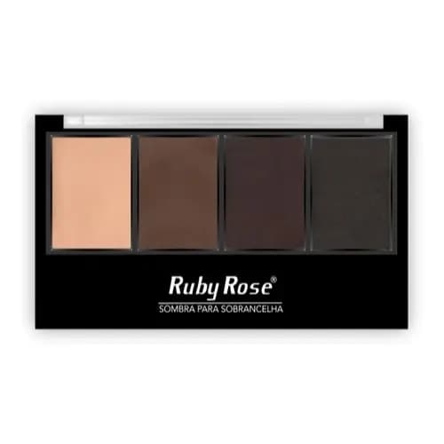 Trio De Sombra 3 Tonalidades Para Sobrancelha Ruby Rose Sombra para Sobrancelha Paleta Ruby Rose