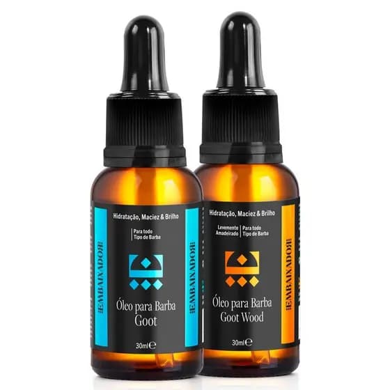 Kit Óleo Para Barba Goot + Óleo Goot Wood Embaixador 30ml
