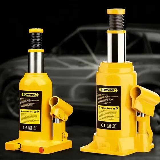 Macaco Hidráulico Tipo Garrafa 6 Toneladas - Muke Tools