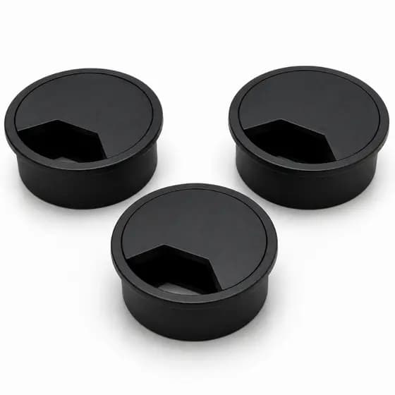 Kit Com 3 Organizadores De Cabos Para Mesa Deixe Seu Setup Mais Limpo Moderno E Profissional