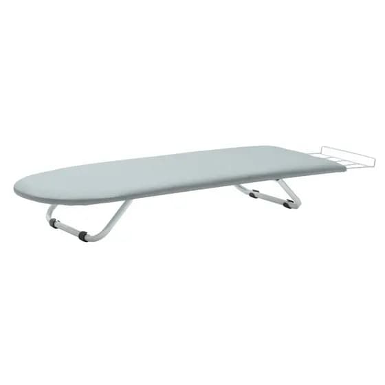 Tábua de Passar Roupas Portátil Dobrável de Mesa Compacta com Suporte para Ferro Antiderrapante