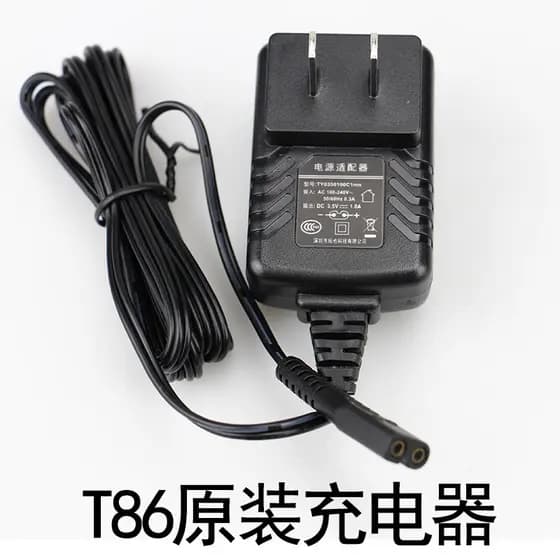 Máquina de cortar cabelo confortável T113/T131, acessórios para carregador de máquina de cortar cabelo, cabo carregador