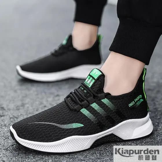 Sapatos masculinos 2026 primavera outono sapatos masculinos casuais malha tênis masculino na moda respirável tênis de co