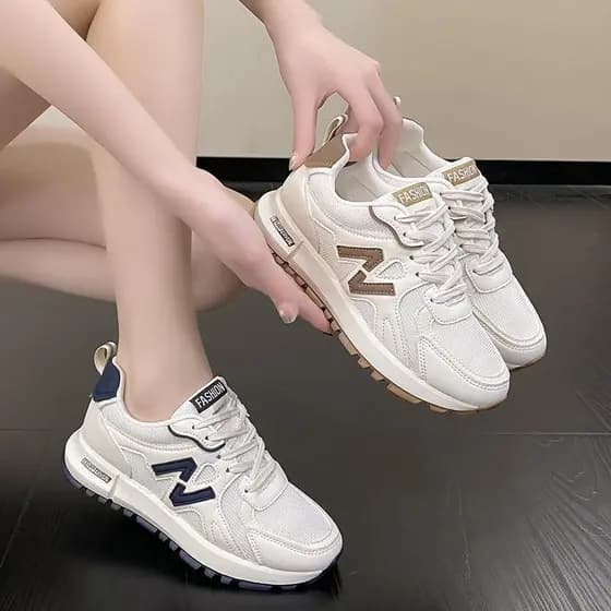 Putian sapatos esportivos meninas correndo leve 2025 primavera novo estilo deste ano Super quente Forrest Gump sapatos p