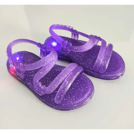 Mini Sandália Papete linha com luzinha Led infantil e baby Menino e Menina-Lançamento