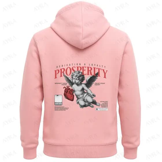 Moletom Prosperity Lifestyle Estampado Canguru Capuz Flanelado Premium