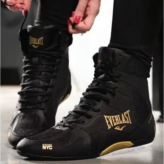 Bota Everlast Masculina Feminina 34 ao 43 Cano Alto Esportiva Cross Fit Estilosa Confortável Black Friday
