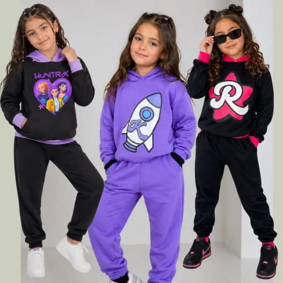 Conjunto Infantil Juvenil Menina Lançamento Inverno Huntrix Emily Vick Katlen Foguete