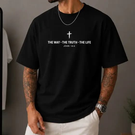 Camiseta Over Masculina Cristã Gospel 100% Algodão Oversized Streetwear Premium Envio Rápido