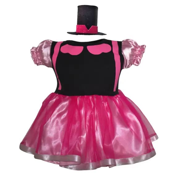 Vestido Mundo Bita Mesversário/Aniversario - Fantasia Festa - Bebê