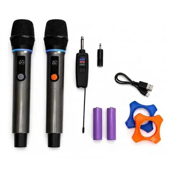 Kit 2 Microfone Sem Fio altomex Dinâmico EL-5020