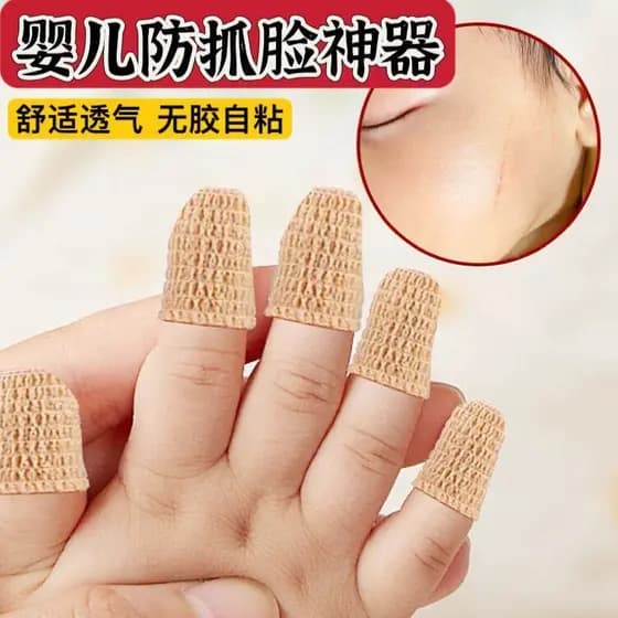 Bebê à prova de riscos cabeça ferramenta útil recém-nascido bebê capa Handguard anti-risco rosto anti-mordida ferramenta