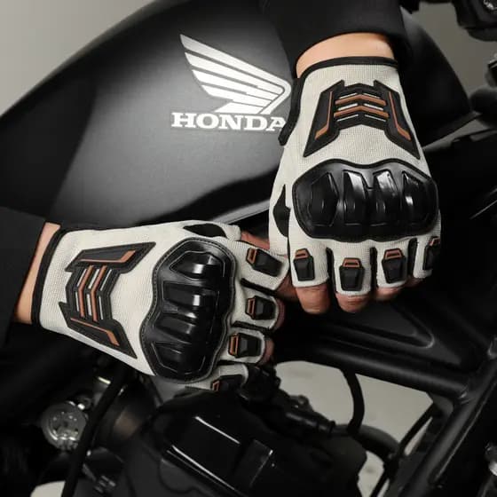 Em Estoque Verão Respirável Antiderrapante Luvas De Motocicleta Meio Dedo Resistente Ao Desgaste Equitação