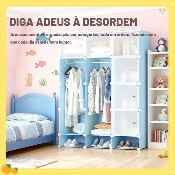 Armário de Armazenamento com Sapateira 110.5x37x163.5cm - Porta Transparente, Material Ecológico para Roupas e Calçados