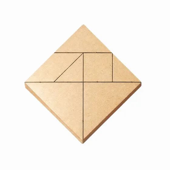 10 Tangram Educativo Criança Brinquedo Infantil Escola Menino Menina Estímulo Criatividade Unissex