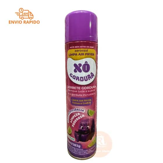 Xo Gordura Spray Removedor De Sujeira e Gordura Limpa e Derrete Gordura Na Air Fryer Forno e Grelhas
