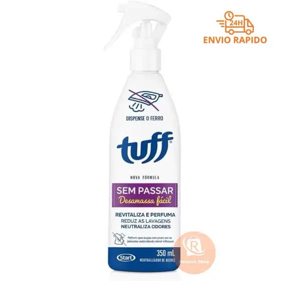 Tuff Sem Passar Dispensa Ferro De Passar Neutraliza Odores Desamassa Fácil Perfuma