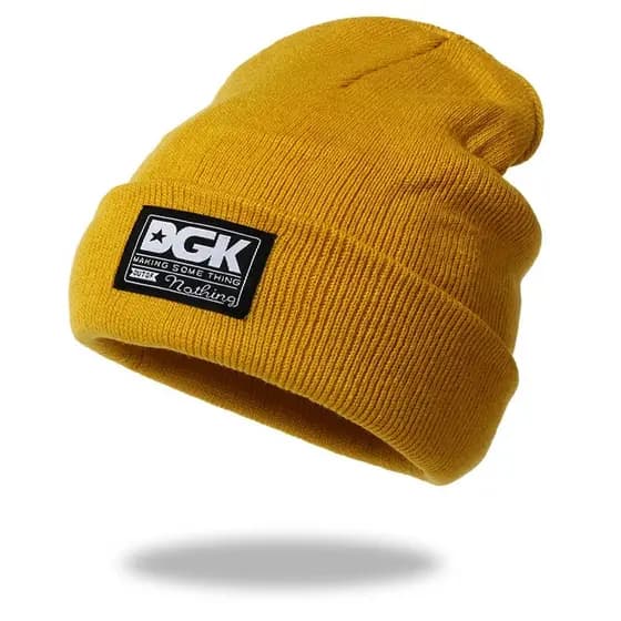 Gorro De Lã Unissex Tricotado Com Letras Hip-hop Para Esqui/Outono/Inverno