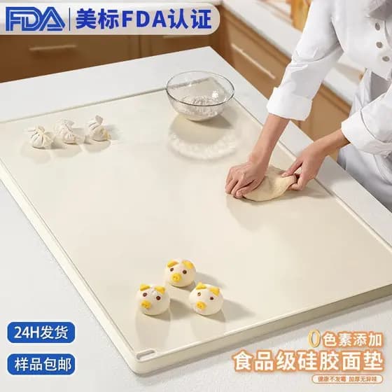 Tapete de amassar de Silicone de qualidade alimentar engrossado Extra grande tapete de macarrão japonês painel de cozime