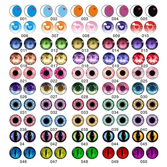 Cobra torção vidro globo ocular olho animal pupila jogar artesanal inserção reta simulação pitada música agulha animal l