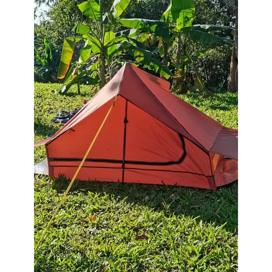 Barraca de acampamento ultraleve, barraca de acampamento sem poste, barraca de linha A para 2 A 3 pessoas, barraca de mo