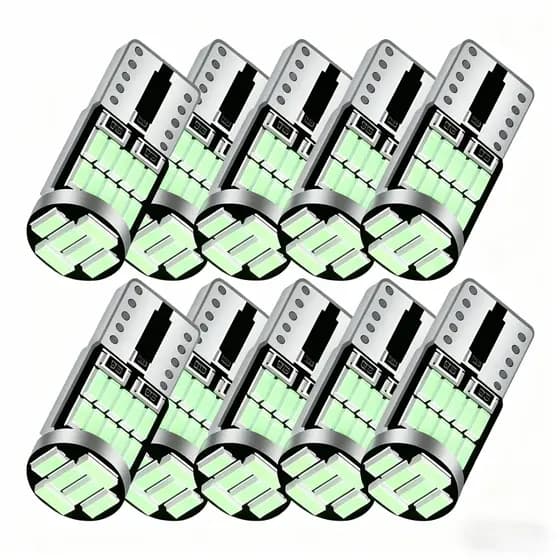 30/50 Pcs Lampadas Pingo 26 Led T10 Bem Forte Lanterna Meia Luz 5w - Atacado