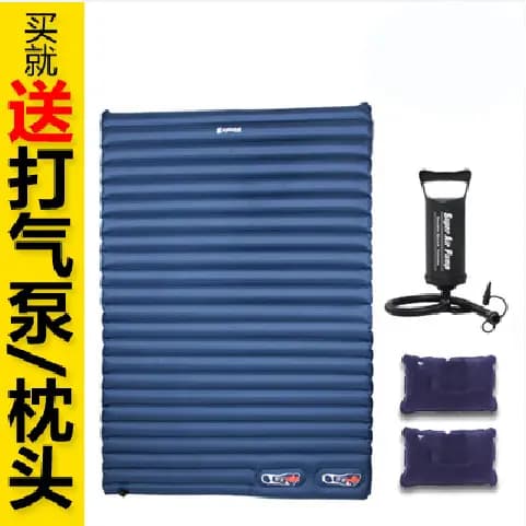 Shano Duoji Outdoor Engrossado Extra Grande Pedal Duplo Colchão de Ar Inflável Almofada para Barraca de Acampamento Almo