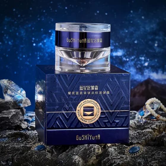 História brilhando com sua noite estrela azul firmando creme reafirmante para derreter rugas creme sem rosto creme facia