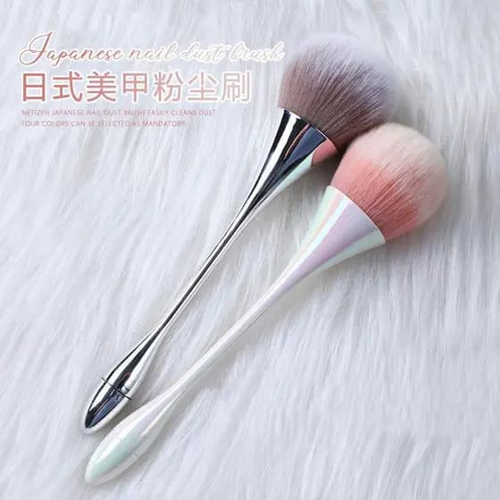 Estilo japonês cintura pequena Manicure escova de poeira cor mágica Aurora cor ferramenta de cor cabo longo Blush escova