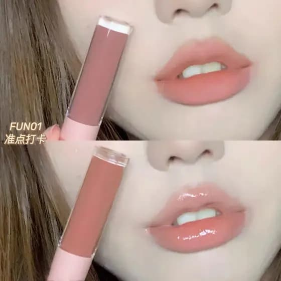 Puro desejo brilho labial de duas cabeças brilho labial de duas cores fosco brilho labial espelho brilho labial batom br