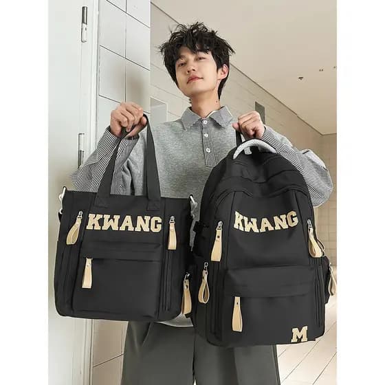 Presente de Dia de Ano Novo Mochila Escolar Alunos do Ensino Fundamental Meninos Alunos do Ensino Médio Mochila de Grand