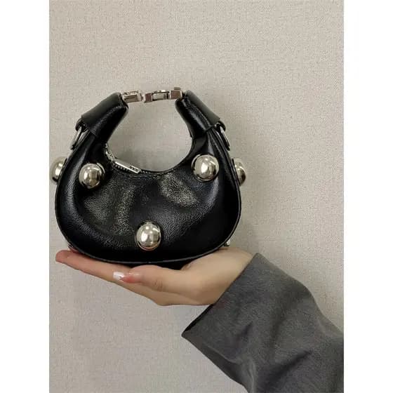 Nicho Design ervilha saco mini pequeno saco feminino 2025 novo estilo mini saco do mensageiro batom saco fone de ouvido