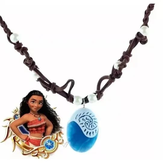 Cordão De Pescoço Estilo Moana Ajustável Juvenil Estilo Tribo Das Ilhas Adereço De Fantasia Desenho De Aventura