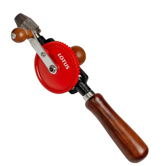 Furadeira Manual Cabo Madeira 1/4"
