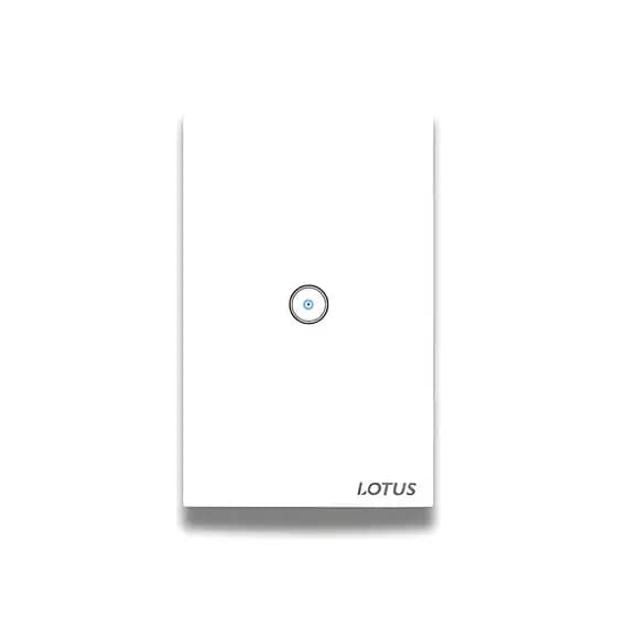 Interruptor Inteligente 1 Botões Zigbee 4x2 Plus Lotus