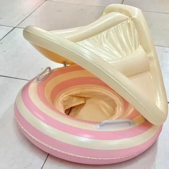 Boias salva-vidas infláveis de borracha grossa, brinquedos aquáticos flutuantes para crianças
