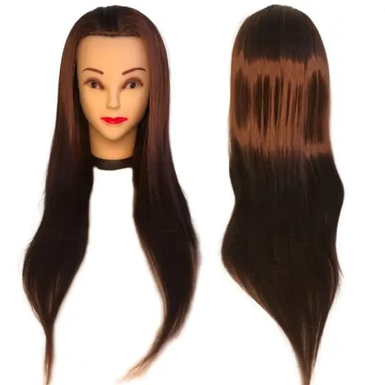 Boneca para Treinamento Corte Penteado Cabelo 100% Orgânico