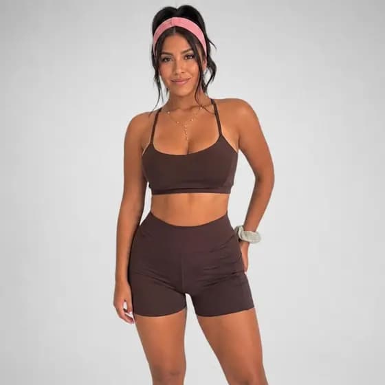 Conjunto De Treino Feminino - Roupa Fitness em Suplex