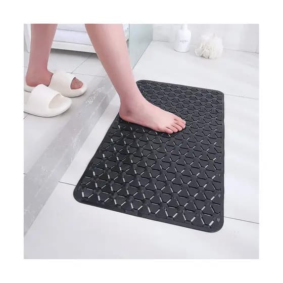 Tapete Antiderrapante de Silicone para Banheiro com Ventosas - Conforto e Segurança 🛁