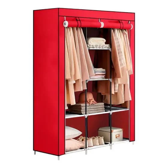 Guarda Roupa Arara Armário Organizador de Roupas Com Zíper