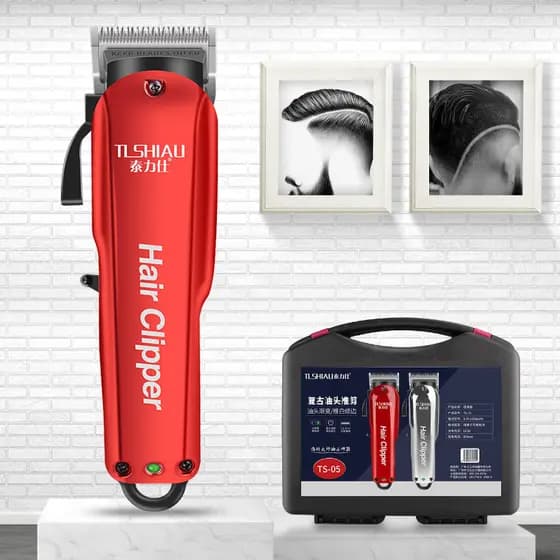 Máquina de cortar cabelo com óleo dedicado para salão de beleza, máquina de cortar cabelo careca masculina, ferramenta ú