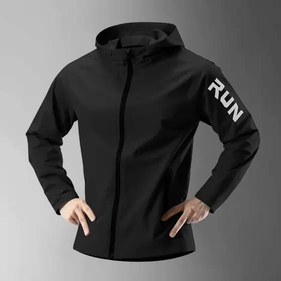 Jaqueta esportiva masculina, corta-vento fino, profissional, corrida, à prova de vento, primavera, ciclismo, treinamento