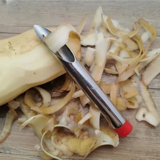 Nordeste batata zero bucha descascador doméstico descascador de frutas vegetais descascador de aço inoxidável