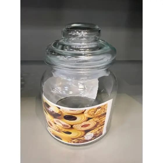 Pote de Vidro com Tampa Hermética Multiuso | Organizador para Biscoitos, Doces e Mantimentos | 620ML 900ML 1000ML