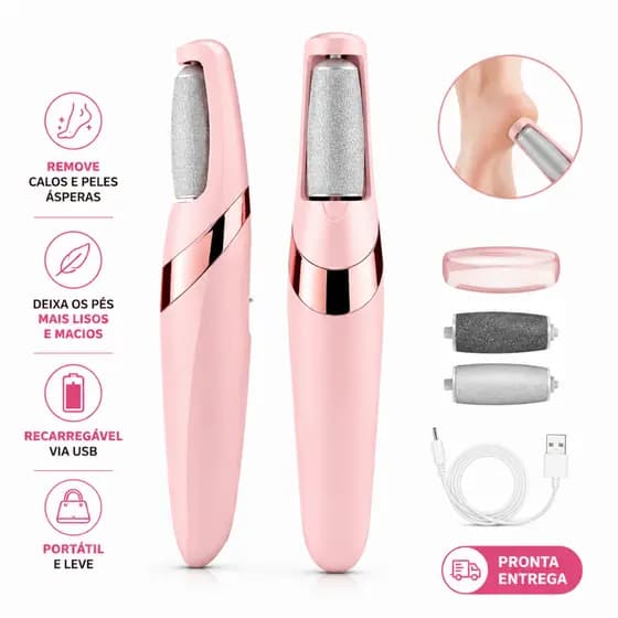 Lixador Elétrico Para Pés Removedor De Calos Recarregável USB Qualidade 100%