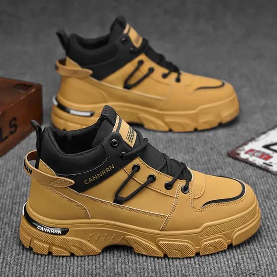 Novas botas Martin da moda de alta qualidade macacão masculino antiderrapante Casual