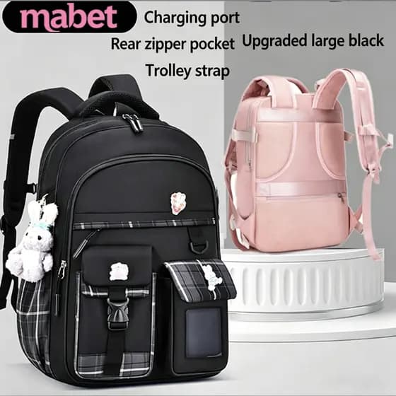 Bolsa escolar primária para alunos do ensino fundamental/alta aparência série 3456/meninas novo estilo moderno leve de a